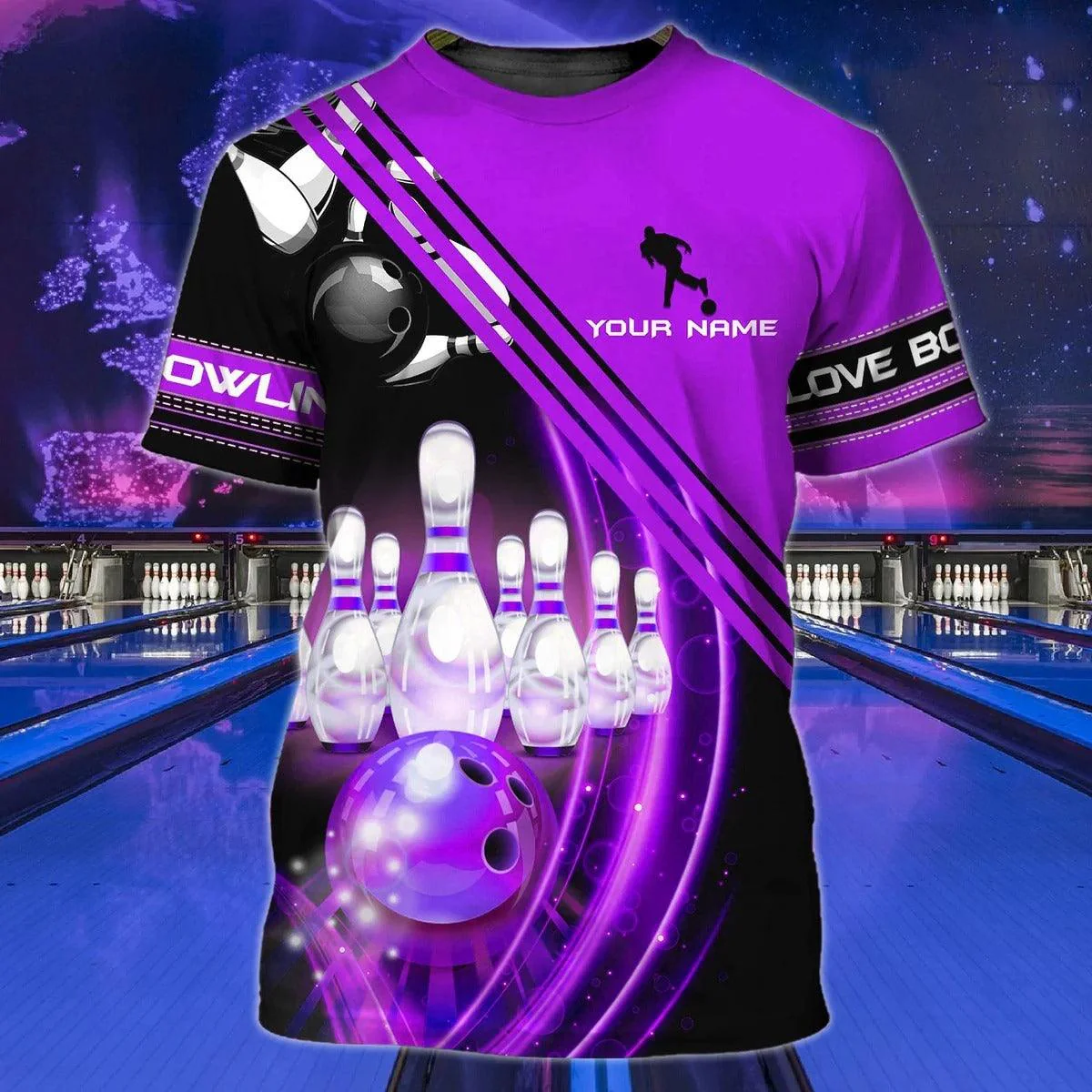 Customized Name Blue Bowling Shirt For Men And Women, Personalized Name Bowling T Shirt - Gift For Bowler, Bowling Team, Bowling Lovers - Image 8