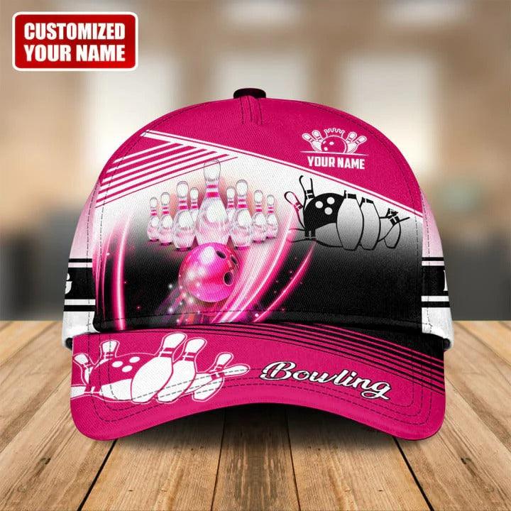 Customized Name Bowling Classic Cap, Personalized Name Bowling Full Color Classic Cap, Bowling Hat For Men - Perfect Gift For Bowling Lovers, Bowlers - Image 3