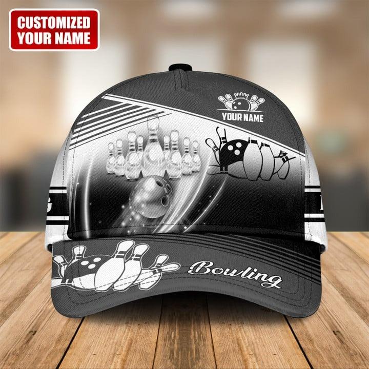 Customized Name Bowling Classic Cap, Personalized Name Bowling Full Color Classic Cap, Bowling Hat For Men - Perfect Gift For Bowling Lovers, Bowlers - Image 5