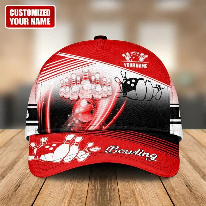 Customized Name Bowling Classic Cap, Personalized Name Bowling Full Color Classic Cap, Bowling Hat For Men - Perfect Gift For Bowling Lovers, Bowlers - Image 6