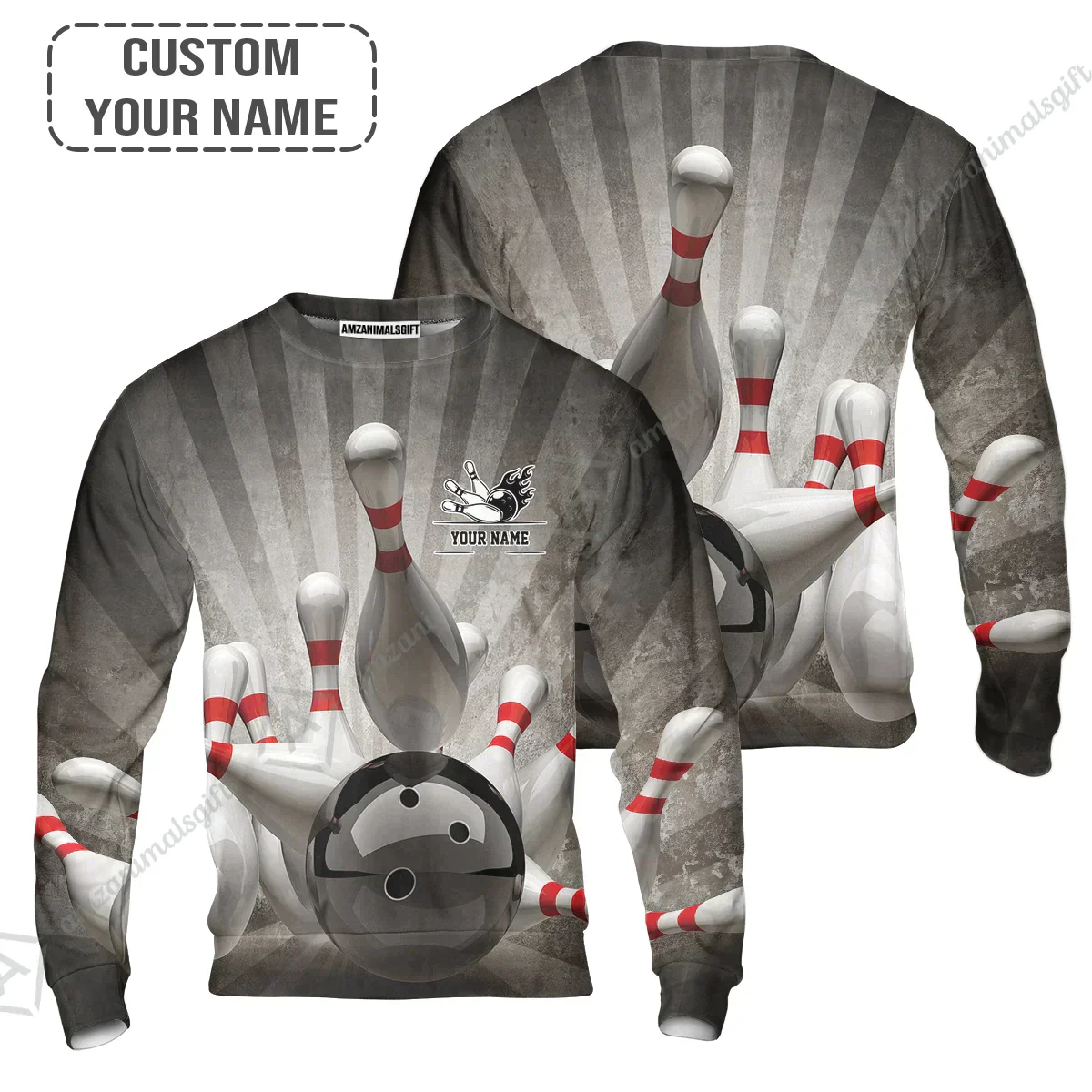 Customized Name Bowling Hoodie, Bowling Shirt For Men And Women, Bowling Team - Perfect Outfit For Bowling Lovers, Bowlers - Image 8