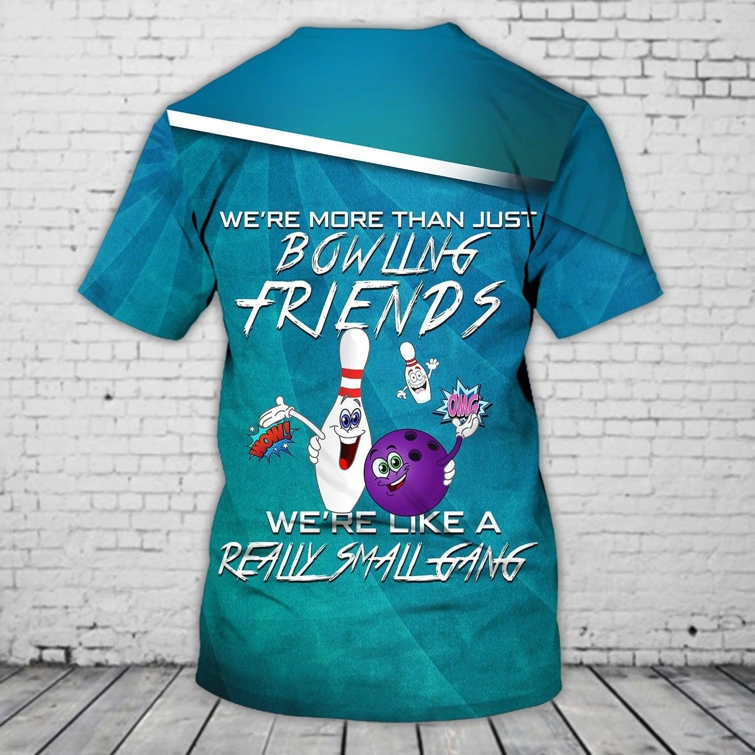 Customized Name Bowling T Shirt, Personalized Bowling Friend T Shirt, Bowling Team Uniform Shirts - Perfect Gift For Men, Bowling Players, Bowlers - Image 3