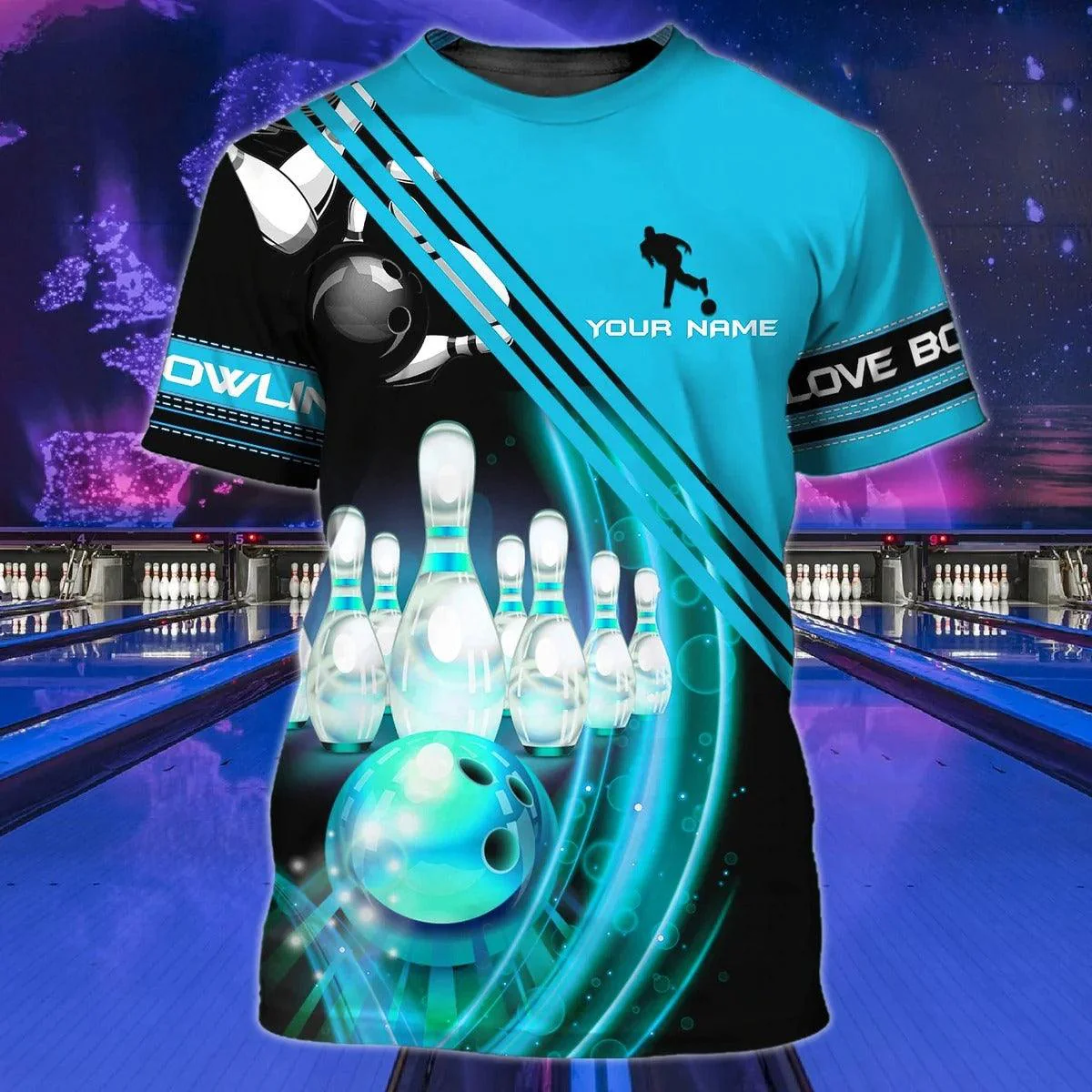 Customized Name Bowling T Shirt, Personalized Bowling Shirt For Men And Women - Perfect Gift For Bowling Team Uniform, Bowlers, Bowling Lover. - Image 5