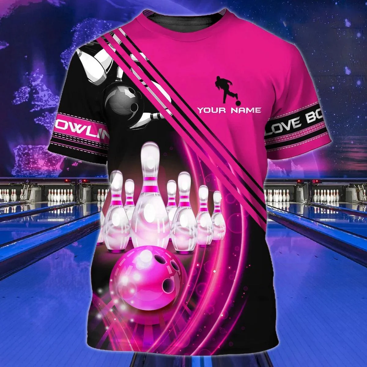 Customized Name Bowling T Shirt, Personalized Bowling Shirt For Men And Women - Perfect Gift For Bowling Team Uniform, Bowlers, Bowling Lover. - Image 6