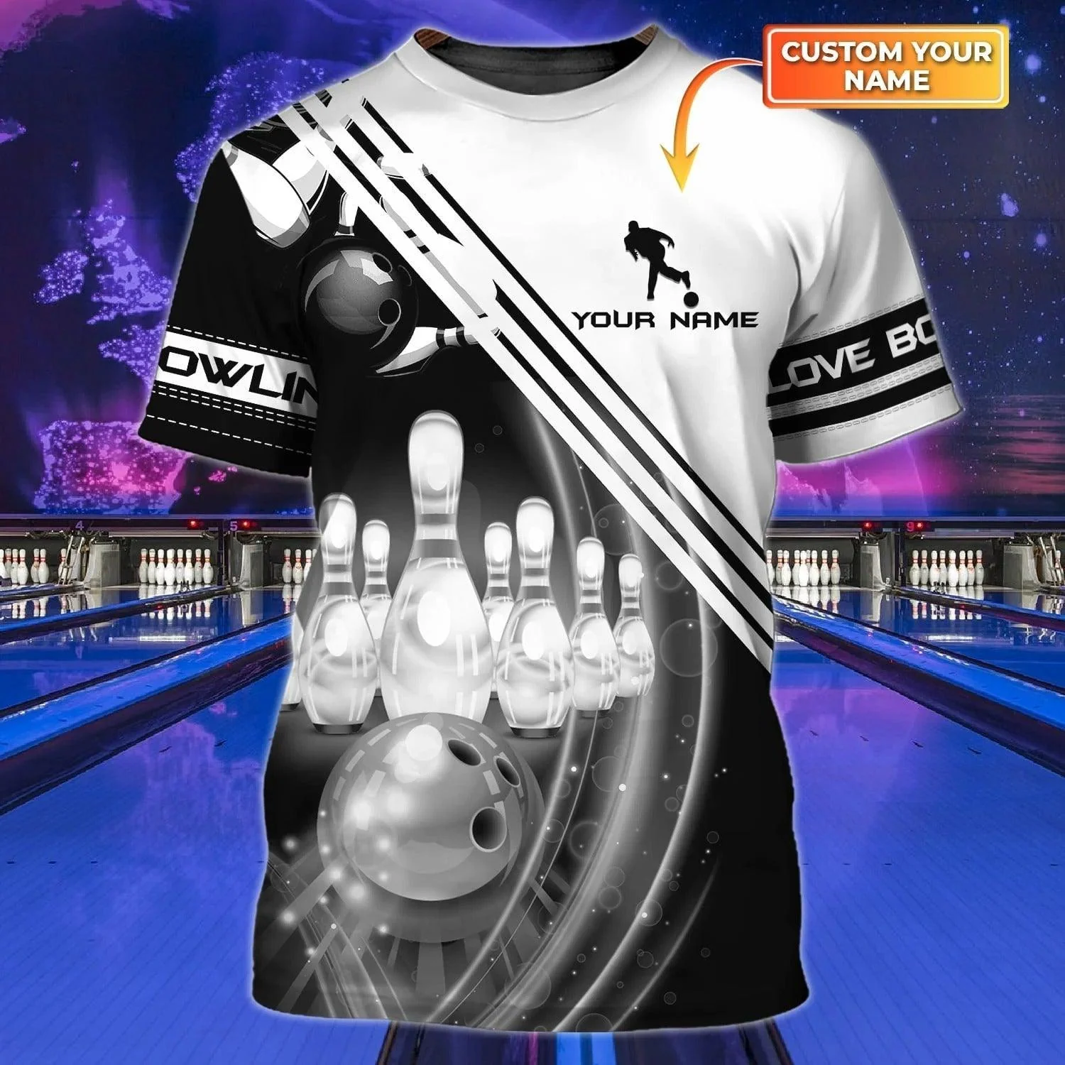 Customized Name Bowling T Shirt, Personalized Bowling Shirt For Men And Women - Perfect Gift For Bowling Team Uniform, Bowlers, Bowling Lover. - Image 8
