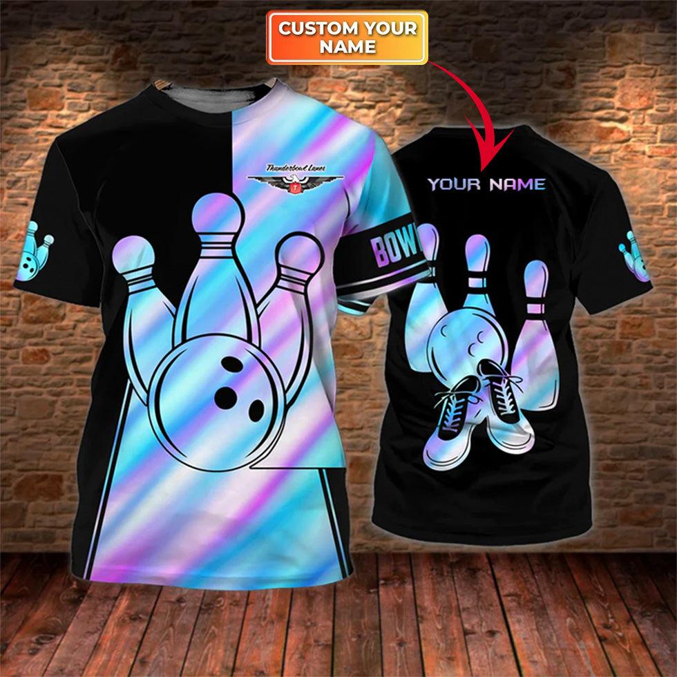 Customized Name Bowling T Shirt, Personalized Unique Design Bowling Shirt Team For Men - Perfect Gift For Bowling Lovers, Bowlers - Image 4