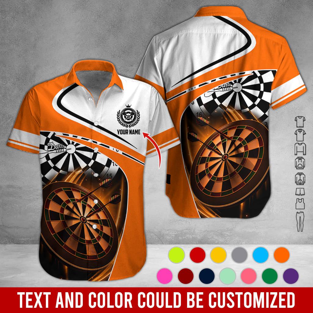 Customized Name Darts Hawaiian Shirt,  Personalized Name Dartboard Hawaiian Shirts - Gift For Darts Lovers, Darts Players Uniforms - Image 8