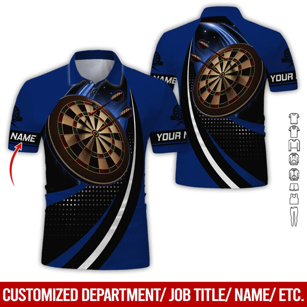 Customized Name Darts Polo Shirt, Darts Team Personalized Darts Polo Shirt For Men - Perfect Gift For Darts Lovers, Darts Players - Image 5