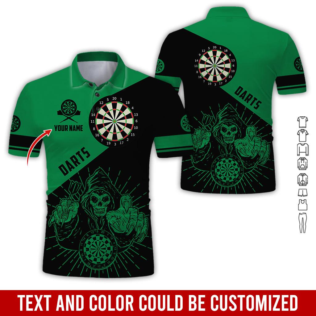 Customized Name Darts Polo Shirt, Personalized Name Death Darts Polo Shirt For Men - Perfect Gift For Darts Lovers, Darts Players - Image 7