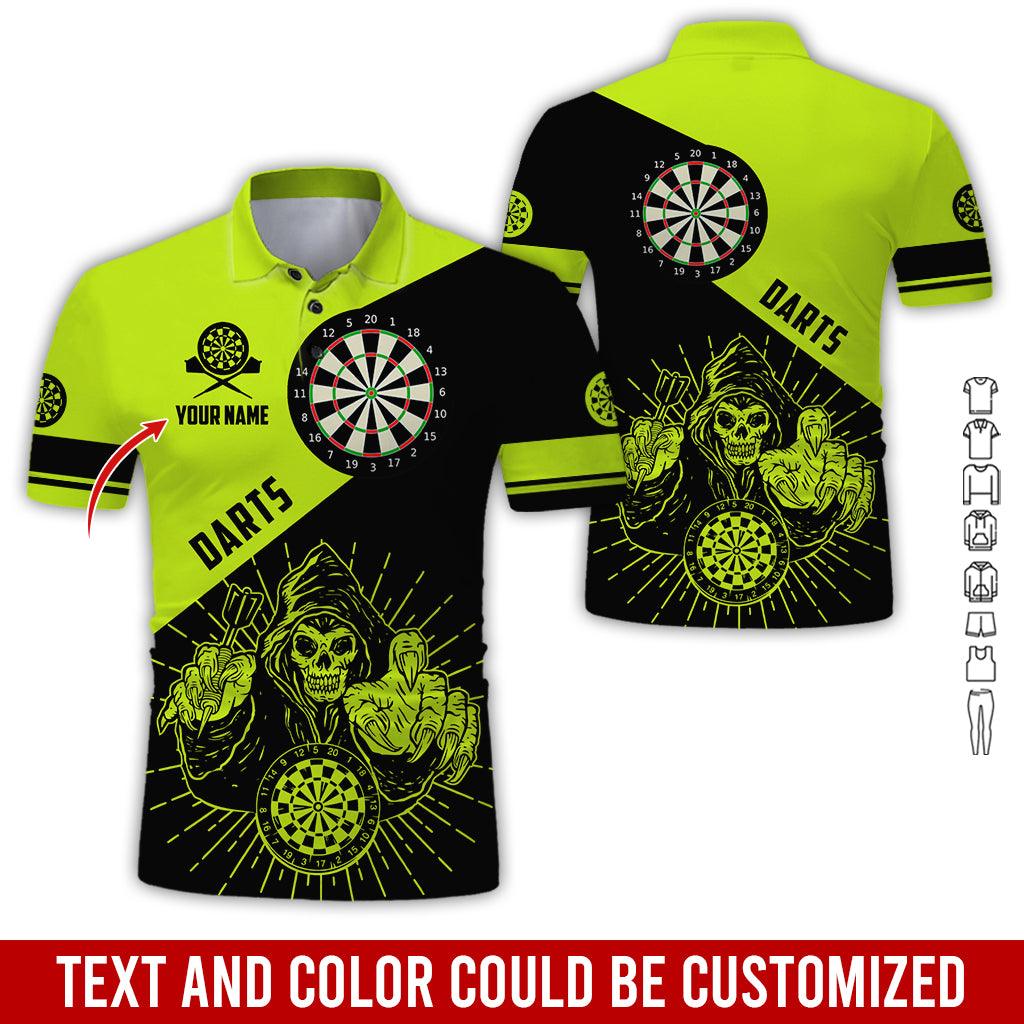 Customized Name Darts Polo Shirt, Personalized Name Death Darts Polo Shirt For Men - Perfect Gift For Darts Lovers, Darts Players - Image 8