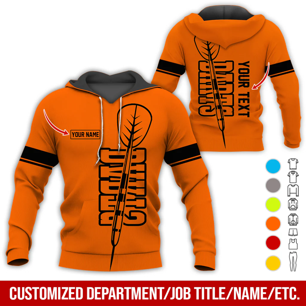 Customized Name Darts Premium Hoodie, Darts Pattern Hoodie For Men & Women, Perfect Gift For Darts Lovers, Friend, Family - Image 4