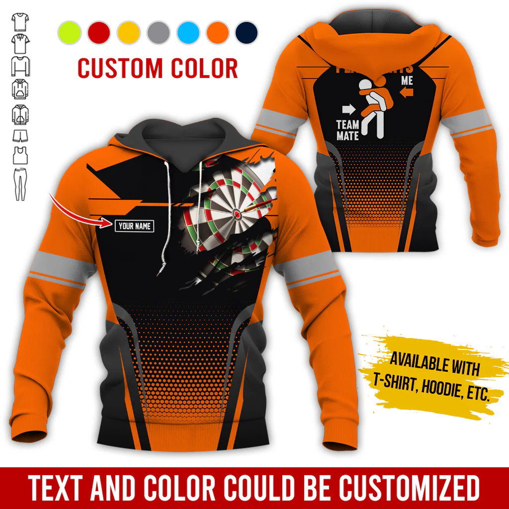 Customized Name Darts Premium Hoodie, How Do I Play Darts Hoodie For Men & Women, Perfect Gift For Darts Lovers, Friend, Family - Image 5