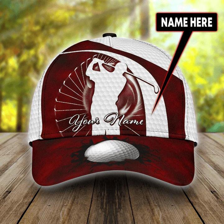 Customized Name Goft Classic Cap, Personalized Name Golf Classic Cap, Golf Brown Color Golf For Men - Perfect Gift For Golf Lovers, Golfers - Image 3