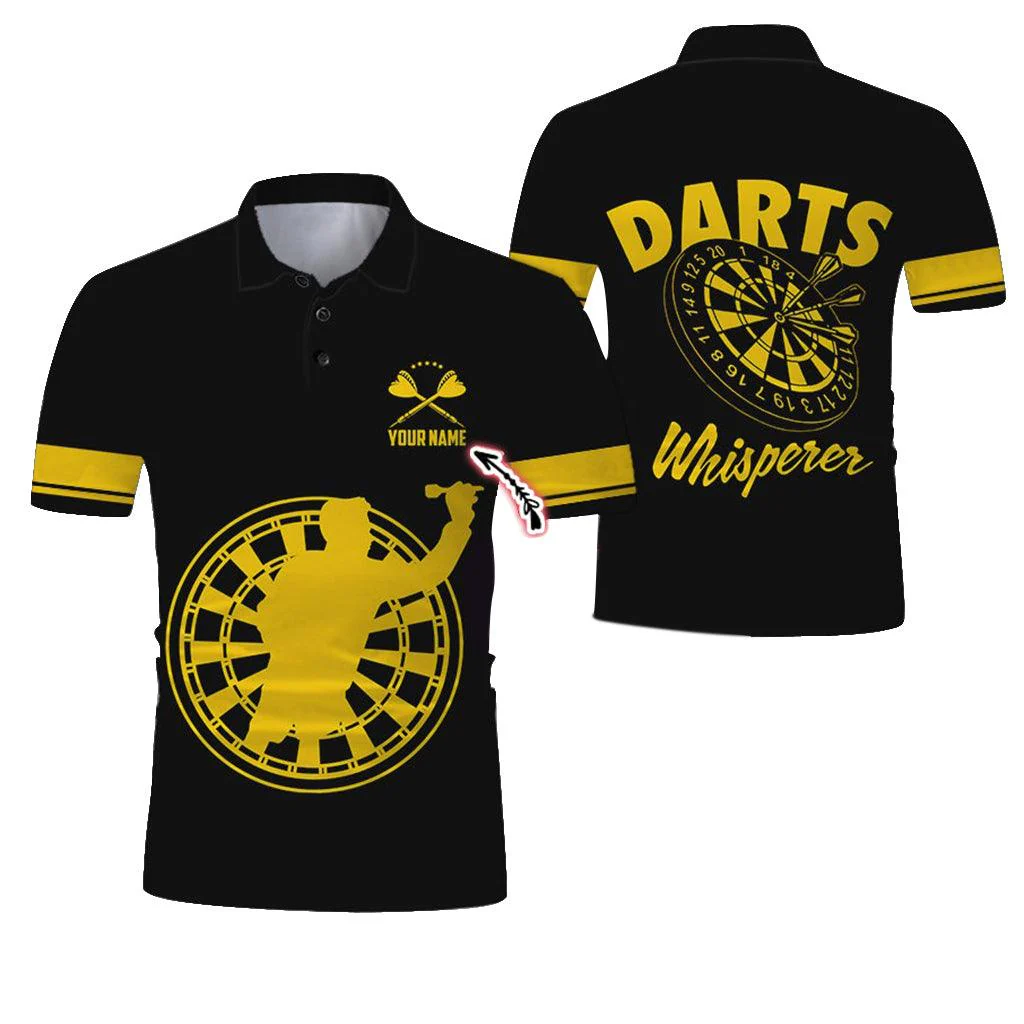 Customized Name Polo Shirt, Darts Whisperer Personalized Name Darts Uniforms Polo Shirt For Men - Perfect Gift For Darts Lovers, Darts Players - Image 13