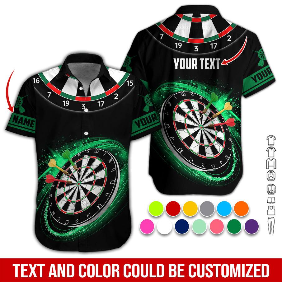 Customized Name & Text Darts Hawaiian Shirt, Dartboard Personalized Darts Hawaiian Shirts - Gift For Darts Lovers, Darts Players Uniforms - Image 7