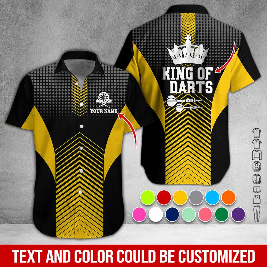Customized Name & Text Darts Hawaiian Shirt, King Of Darts Personalized Darts Hawaiian Shirts - Gift For Darts Lovers, Darts Players Uniforms - Image 12