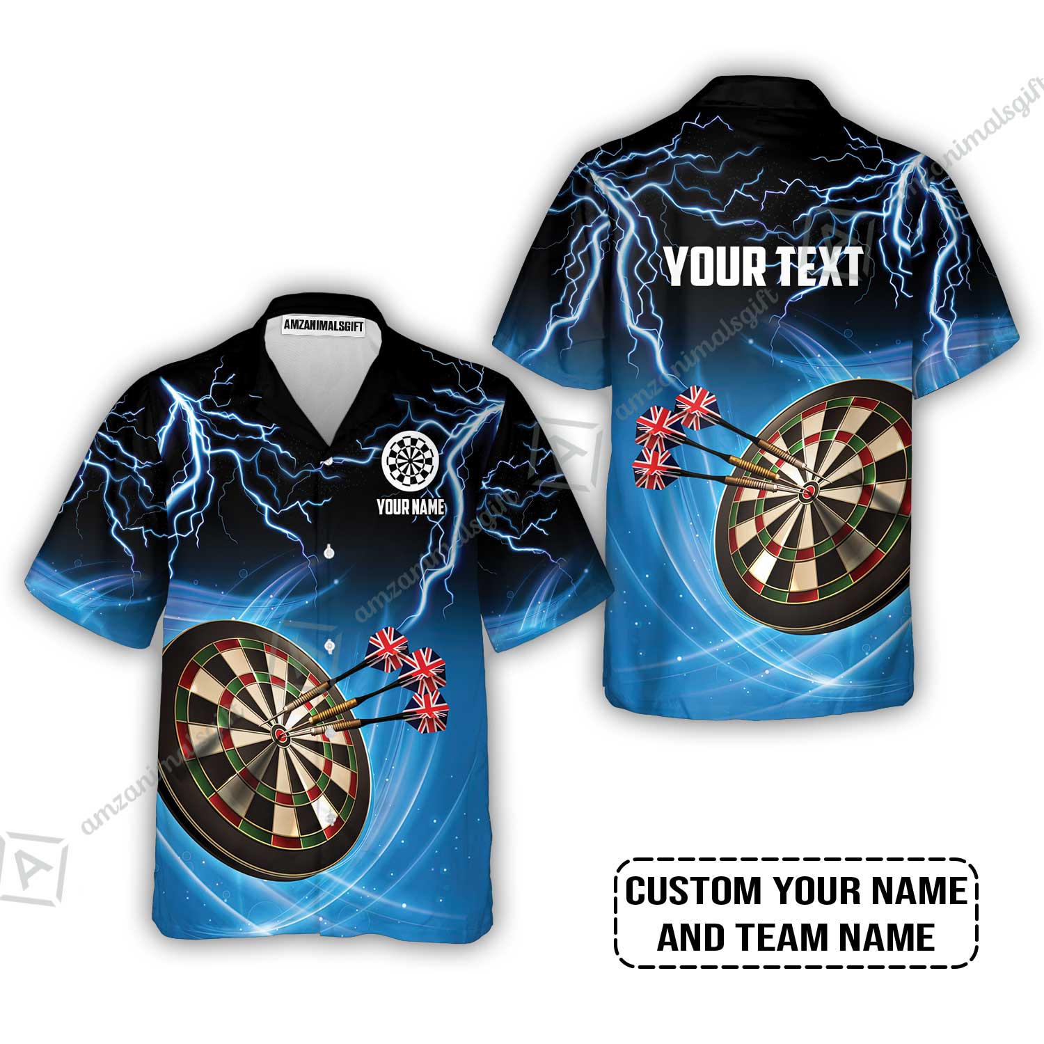 Customized Name & Text Darts Long Polo Shirt, Kingdom of England Darts Personalized Darts Long Polo Shirt - Image 7