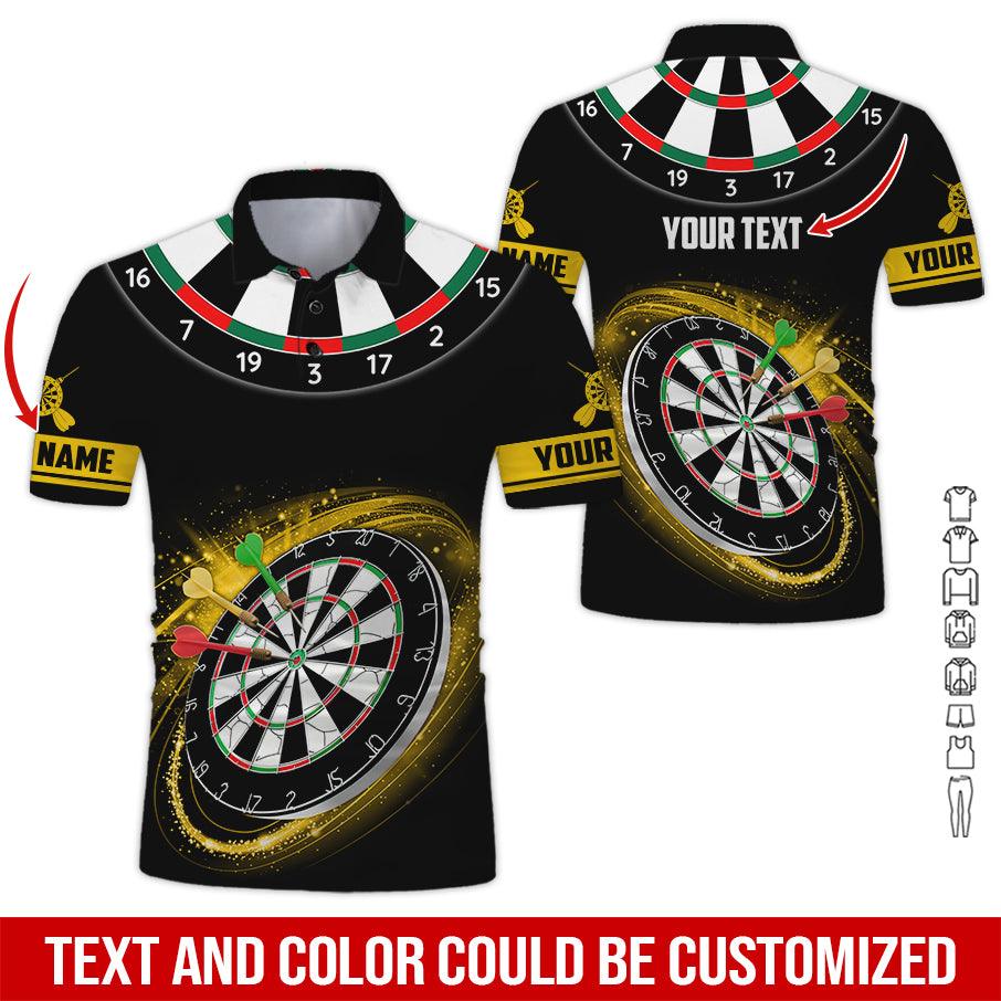 Customized Name & Text Darts Polo Shirt, Darts Personalized Name Darts Polo Shirt For Men - Perfect Gift For Darts Lovers, Darts Players - Image 12