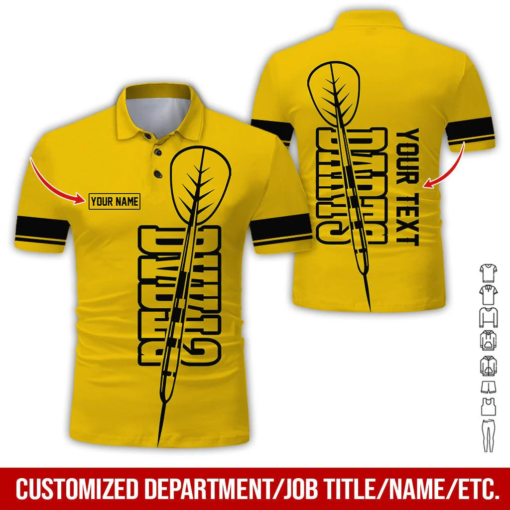 Customized Name & Text Darts Polo Shirt, Personalized Darts Team Polo Shirt For Men - Perfect Gift For Darts Lovers, Darts Team Players - Image 4