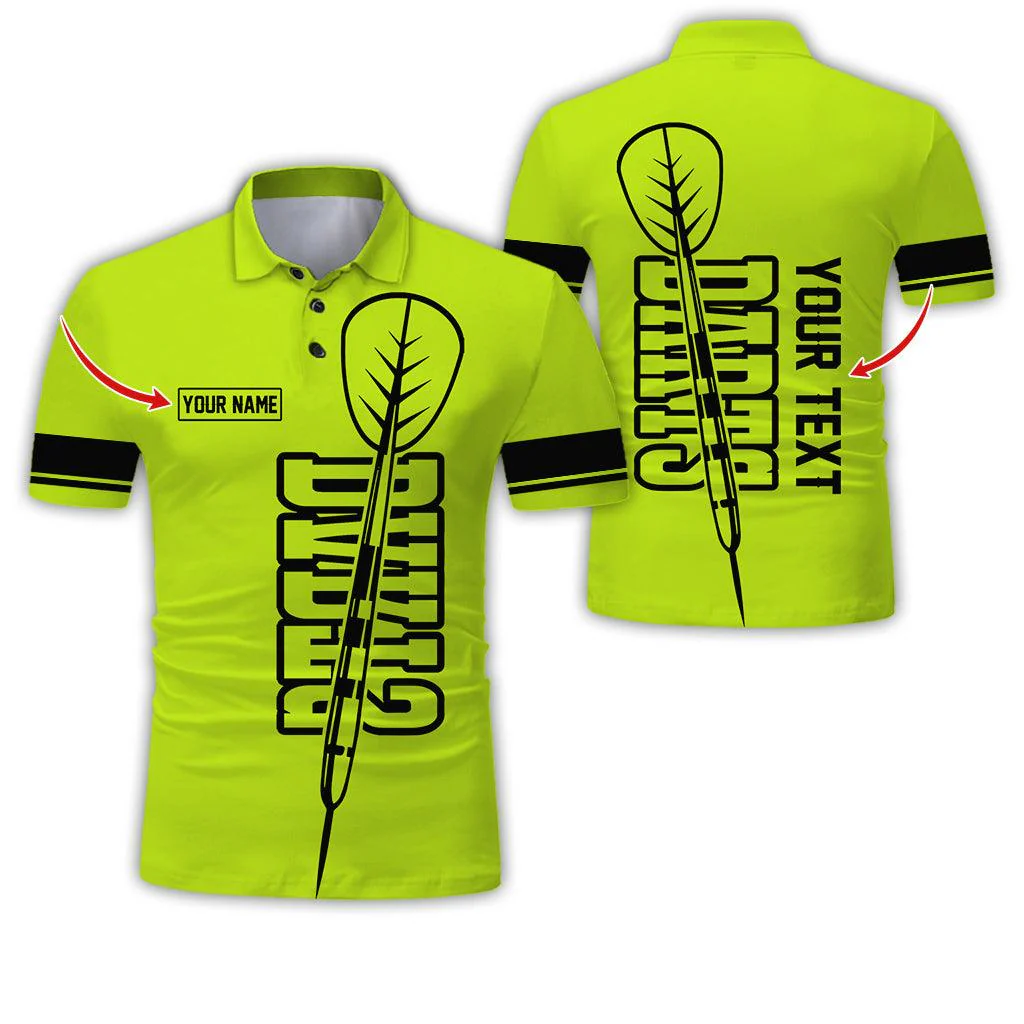 Customized Name & Text Darts Polo Shirt, Personalized Darts Team Polo Shirt For Men - Perfect Gift For Darts Lovers, Darts Team Players - Image 7