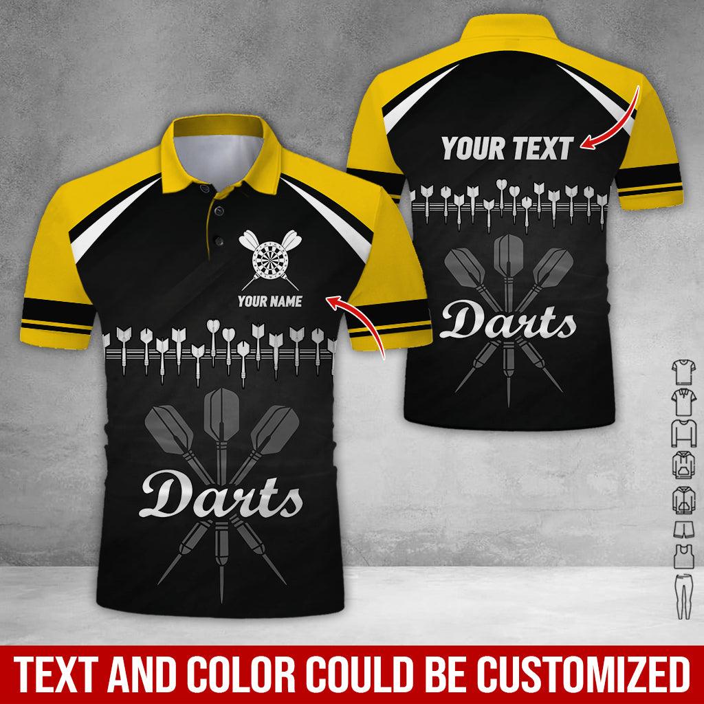 Customized Name & Text Darts Polo Shirt, Personalized Darts Team Uniforms Polo Shirt For Men - Perfect Gift For Darts Lovers, Darts Team Players - Image 8