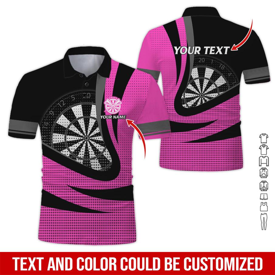 Customized Name & Text Darts Polo Shirt, Personalized Name Dartboard Polo Shirt For Men - Perfect Gift For Darts Lovers, Darts Team Players - Image 10
