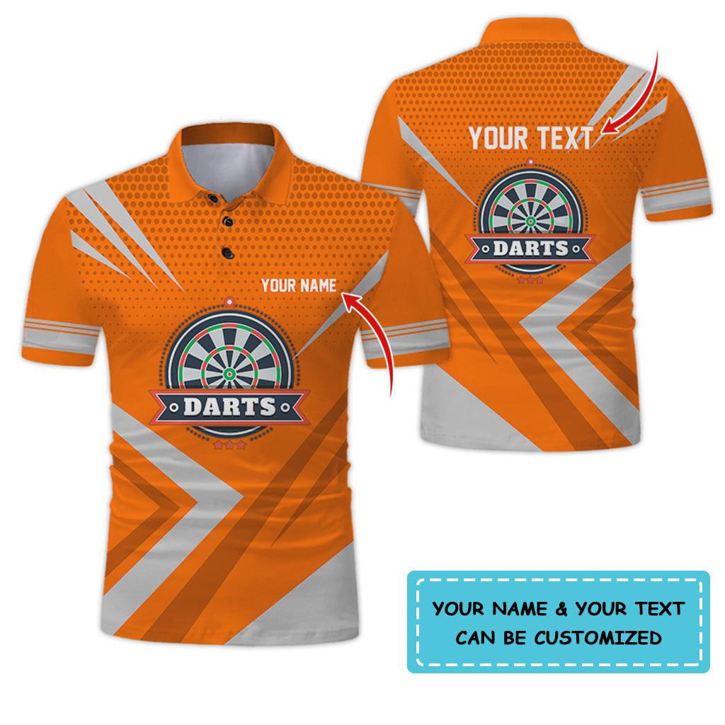 Customized Name & Text Darts Polo Shirt, Personalized Name Darts Polo Shirt For Men - Perfect Gift For Darts Lovers, Darts Players Uniforms - Image 12