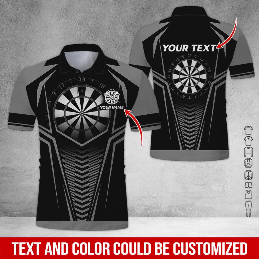 Customized Name & Text Darts Polo Shirt, Personalized Name Darts Polo Shirt For Team - Perfect Gift For Men, Darts Lovers, Darts Players - Image 6