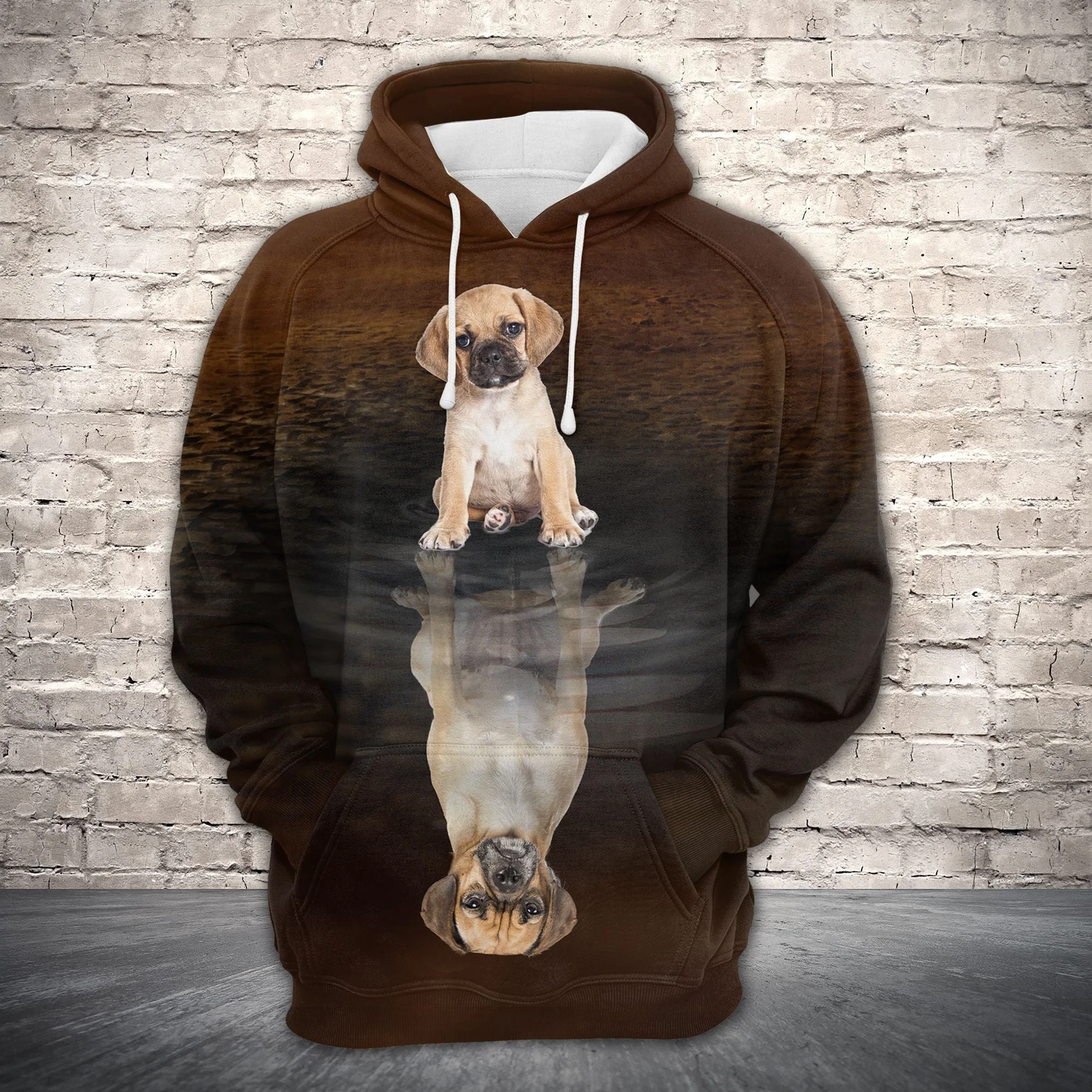 Cute Puggle Pullover Premium Hoodie, Perfect Outfit For Men And Women On Christmas New Year Autumn Winter - Image 2