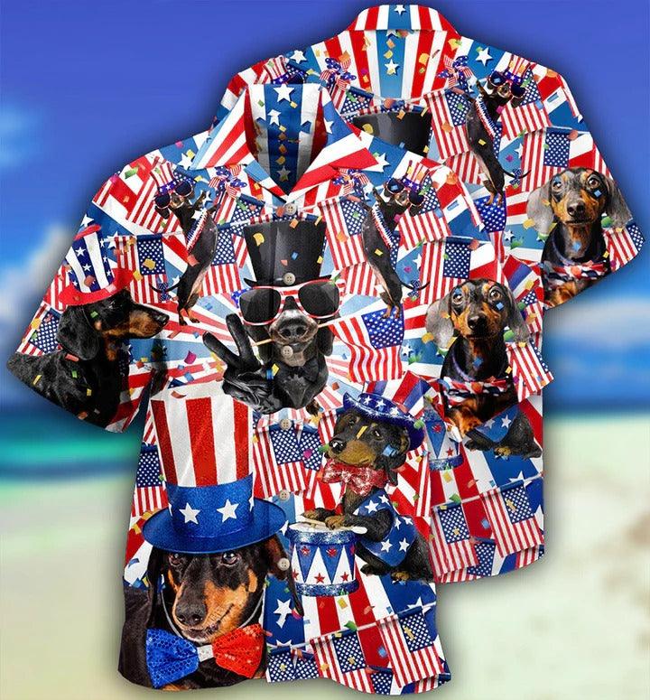 Dachshund Aloha Hawaii Shirt - Celebrates National Day Hawaiian Shirt For Summer - Perfect Gift For Dog Lovers, Friend, Family
