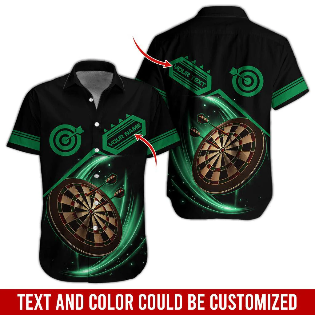 Darts Hawaiian Shirt Custom Name, Darts Team Personalized Aloha Hawaiian Shirts - Gift For Friend, Family - Image 4