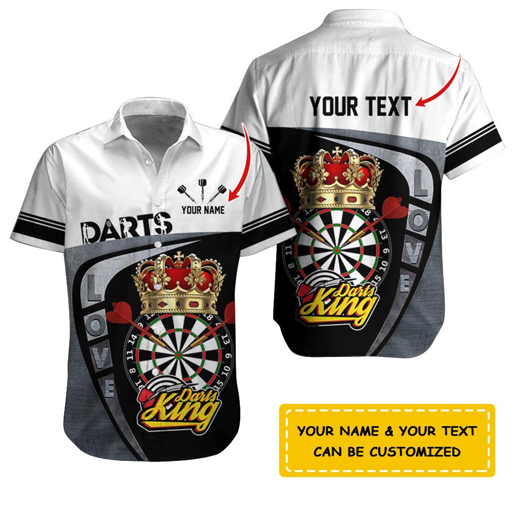 Darts Hawaiian Shirt Custom Name, Love Darts King Uniforms Personalized Aloha Hawaiian Shirts - Gift For Darts Lovers, Friend, Family - Image 11