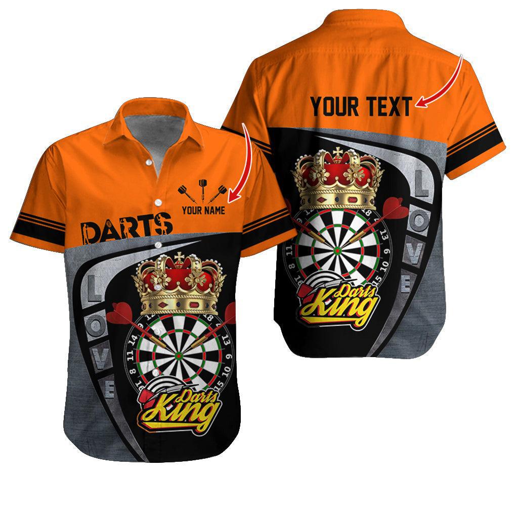 Darts Hawaiian Shirt Custom Name, Love Darts King Uniforms Personalized Aloha Hawaiian Shirts - Gift For Darts Lovers, Friend, Family - Image 7