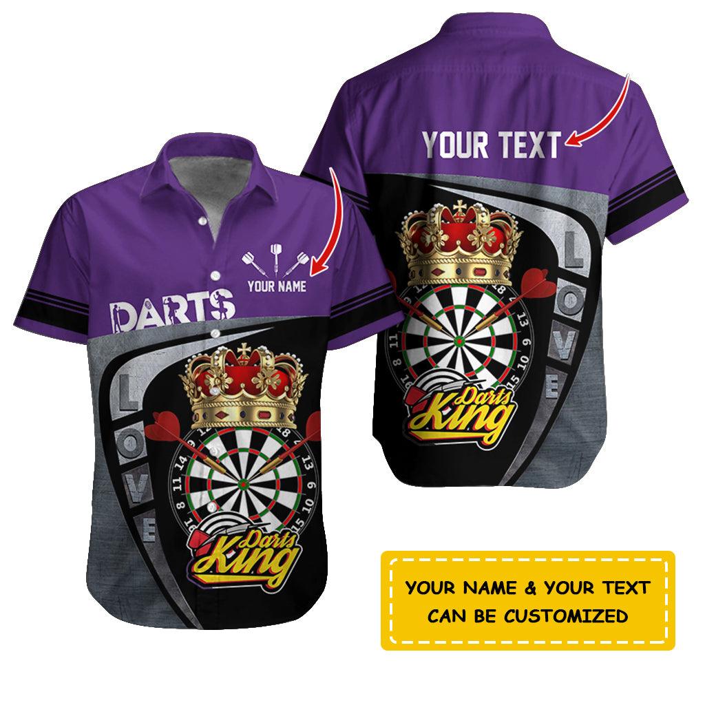 Darts Hawaiian Shirt Custom Name, Love Darts King Uniforms Personalized Aloha Hawaiian Shirts - Gift For Darts Lovers, Friend, Family - Image 8