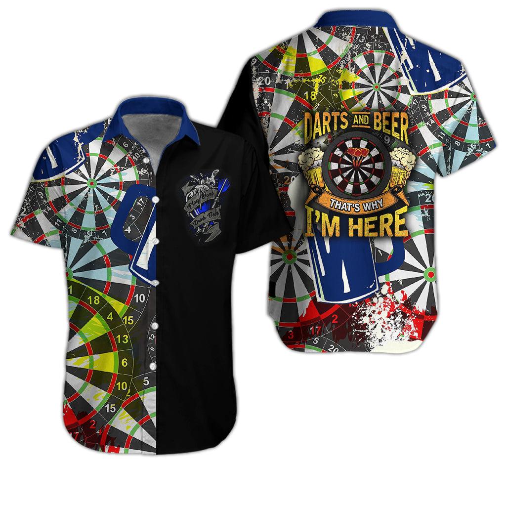 Darts Hawaiian Shirt, Darts And Beer Hawaiian Shirts - Gift For Darts Lovers, Darts Players Uniforms - Image 10