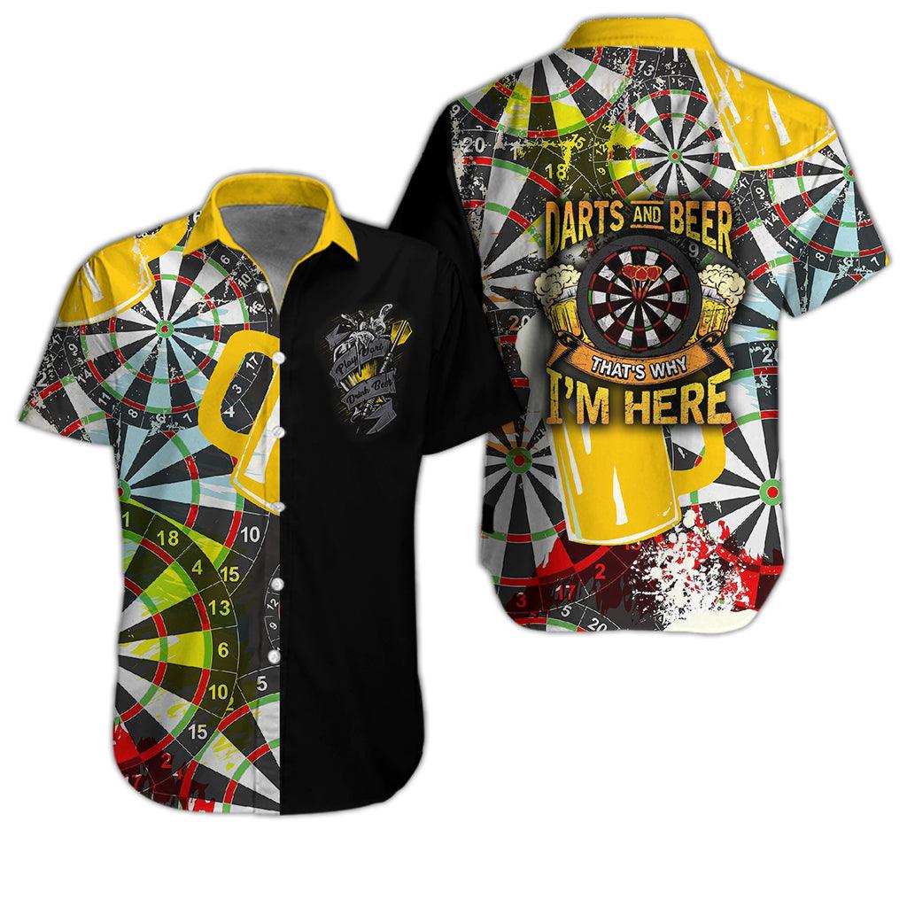 Darts Hawaiian Shirt, Darts And Beer Hawaiian Shirts - Gift For Darts Lovers, Darts Players Uniforms - Image 5
