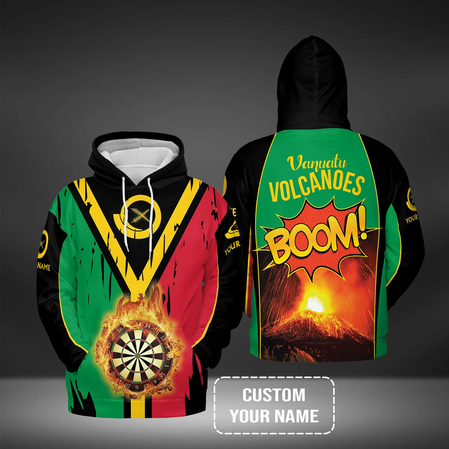 Darts Shirt Custom Name, Vanuatu Volcanoes Uniform, Personalized Shirt For Darts Lovers, Darts Players - Image 8