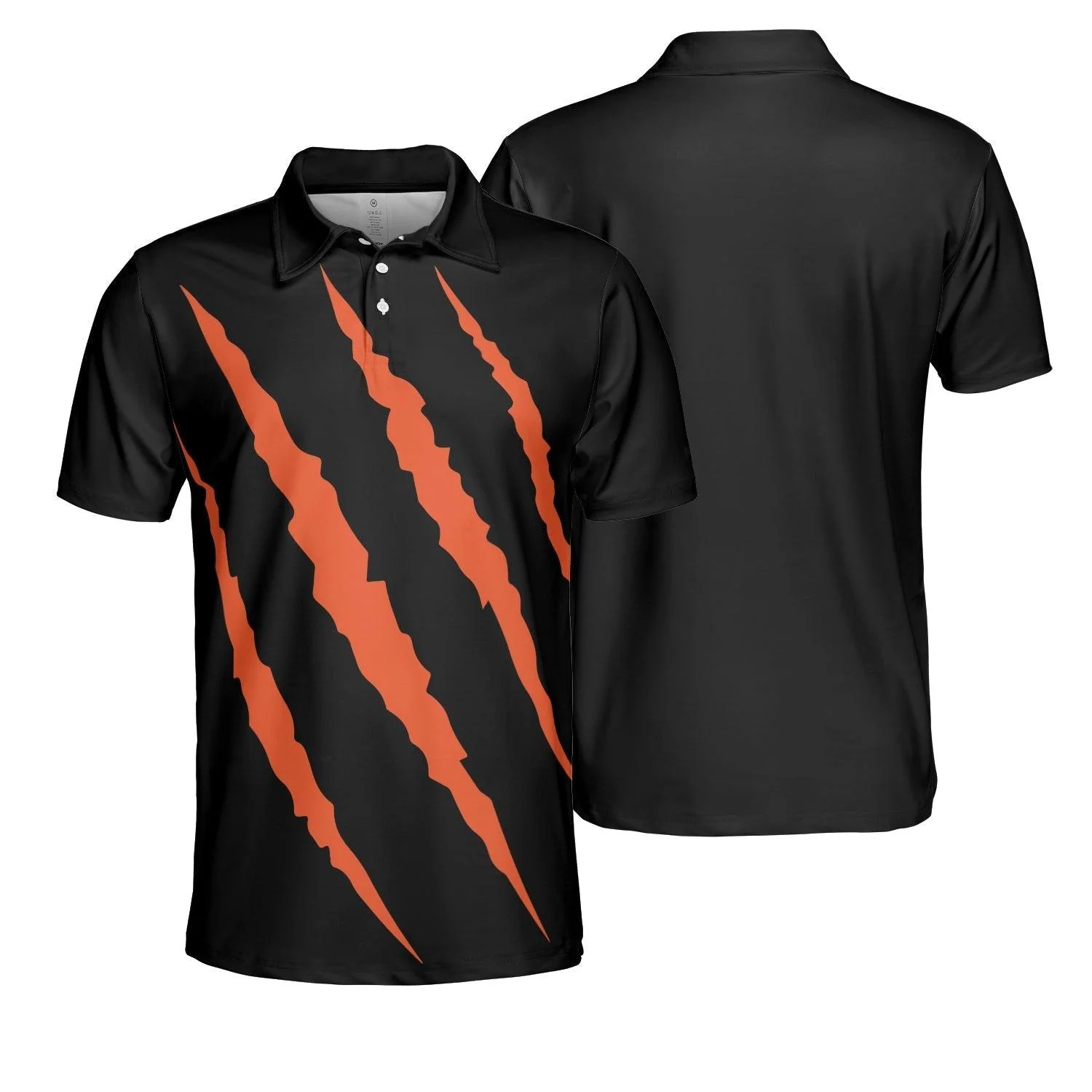 David Johnson Black Version Polo Shirt, Short Sleeve Men Polo Shirt, Best Gift For Men, Gift For Men Golfers - Image 2