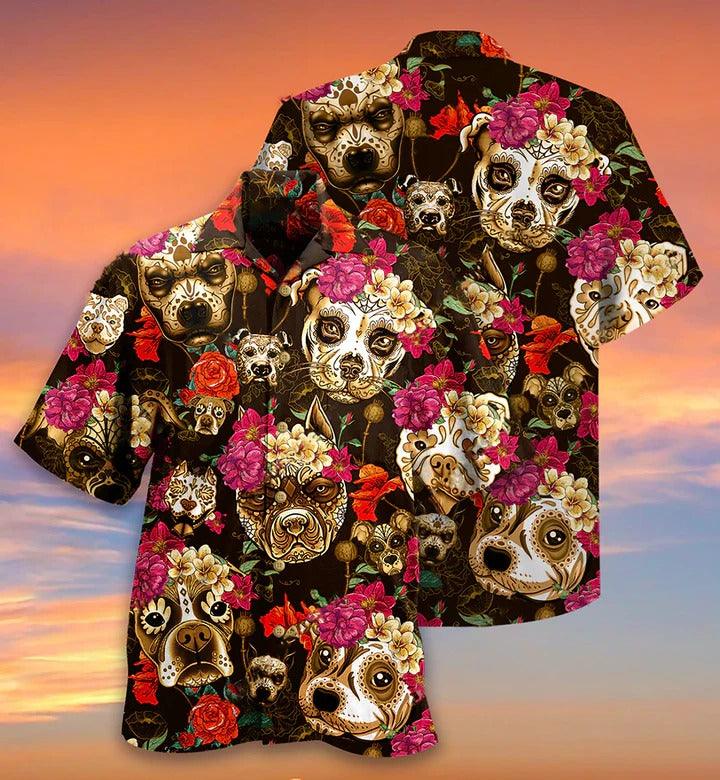 Dog Aloha Hawaii Shirt - Beautiful Rose Flowers Hawaiian Shirt For Summer - Perfect Gift For Dog Lovers, Friend, Family