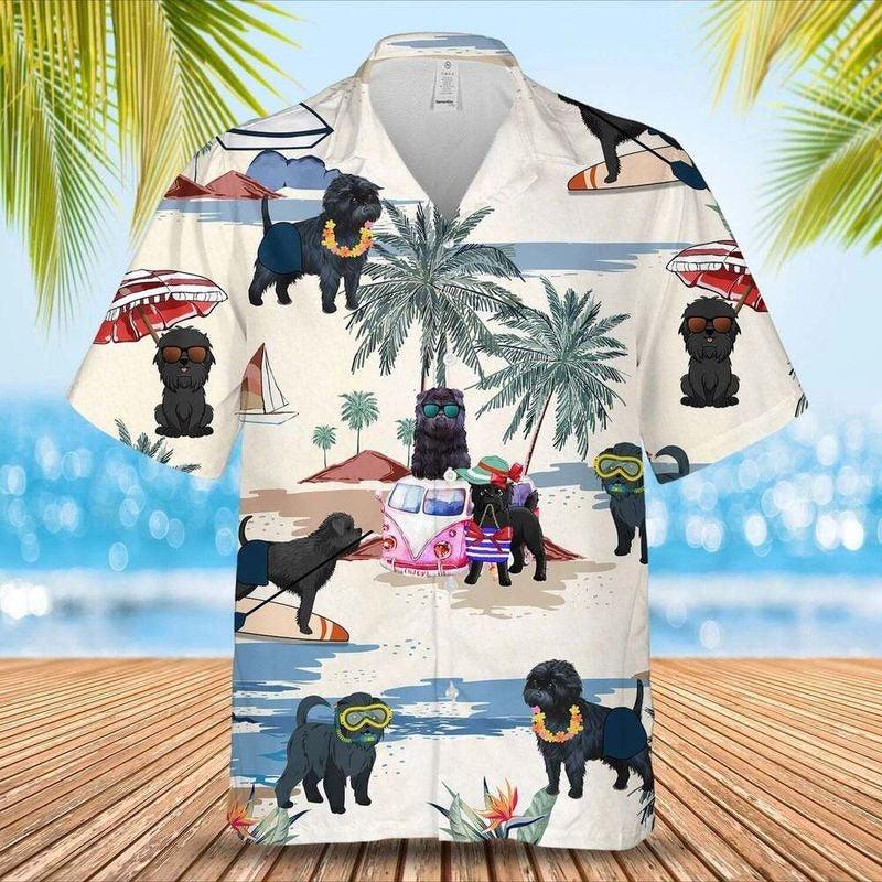 Dog Aloha Hawaiian Shirt - Affenpinscher Dog Hawaiian Shirt, Summer Beach Hawaiian Shirt For Men & Women, Affenpinscher Lover