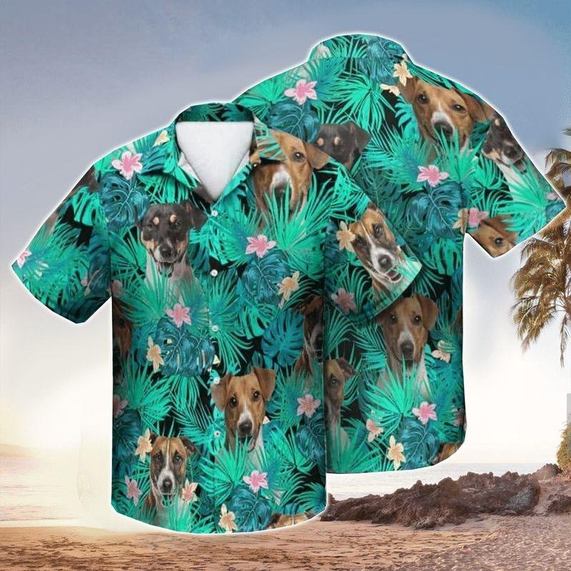 Dog Aloha Hawaiian Shirt - Jack Russell Summer Hawaiian Shirt, Tropical Pattern Hawaiian Shirt For Men & Women, Jack Russell Lover