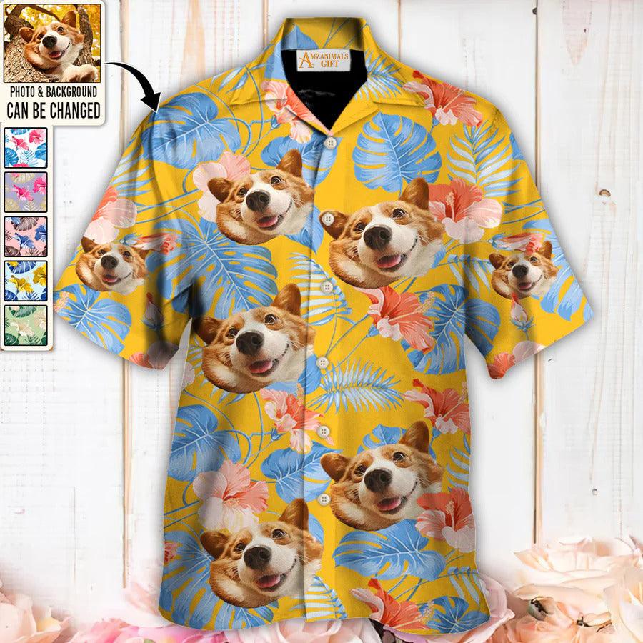 Dog Face Custom Aloha Hawaii Shirt - Pet Custom Photo With Tropical Pattern Personalized Hawaiian Shirt - Perfect Gift For Dog Lovers Friend, Family - Image 31