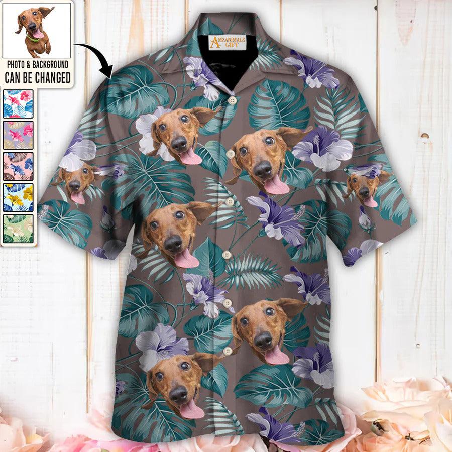 Dog Face Custom Aloha Hawaii Shirt - Pet Custom Photo With Tropical Pattern Personalized Hawaiian Shirt - Perfect Gift For Dog Lovers Friend, Family - Image 32