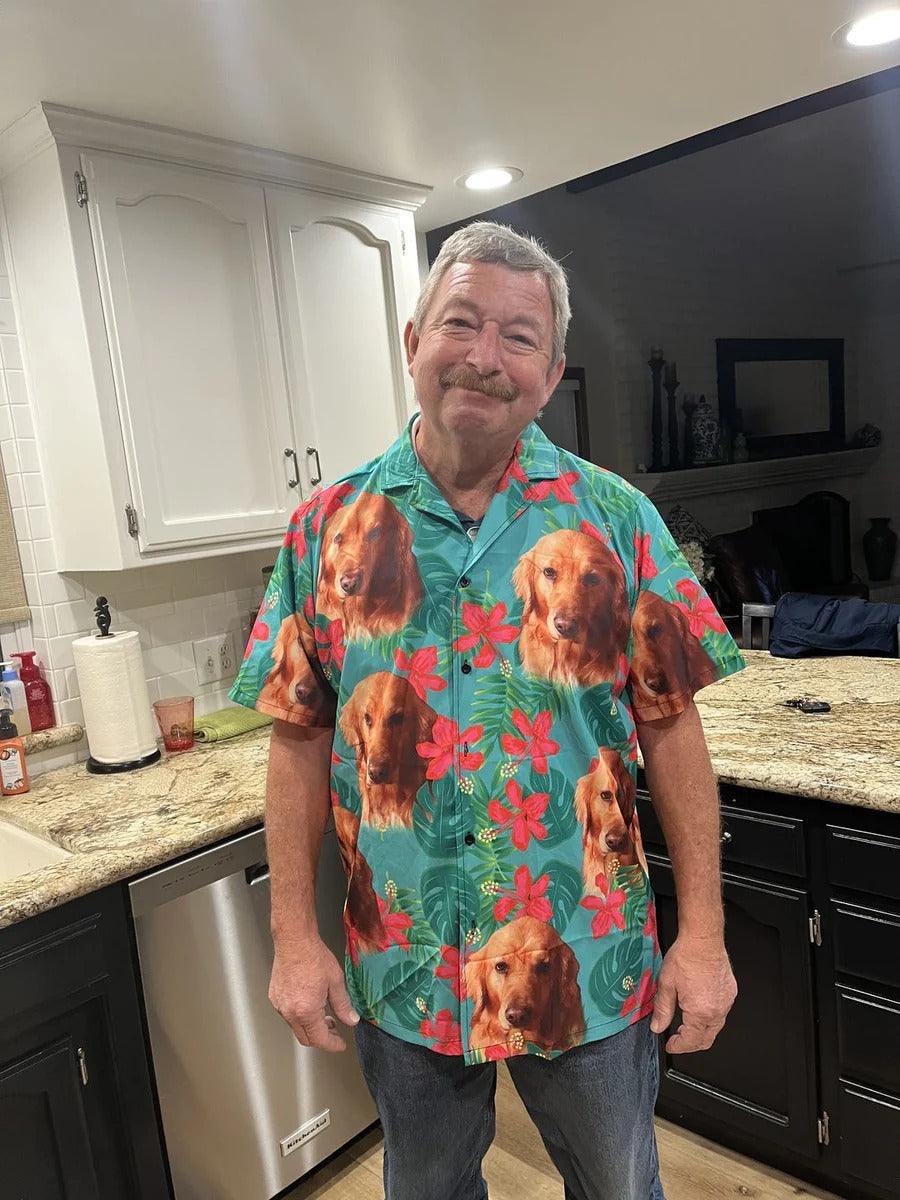 Dog Face Custom Aloha Hawaii Shirt - Pet Custom Photo With Tropical Pattern Personalized Hawaiian Shirt - Perfect Gift For Dog Lovers Friend, Family - Image 36