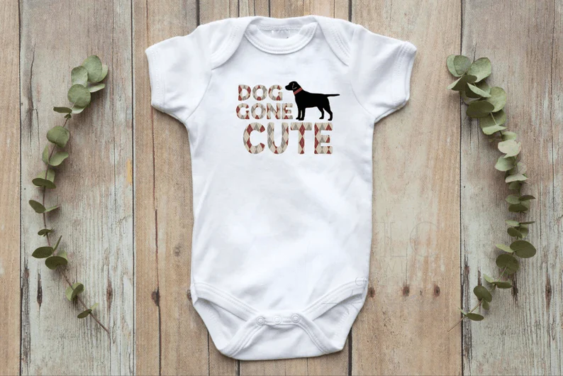 Dog Lover Baby Onesies, Dog Gone Cute, Animal Lover Onesie, Newborn Onesies - Perfect Gift For Baby, Baby Gift Onesie
