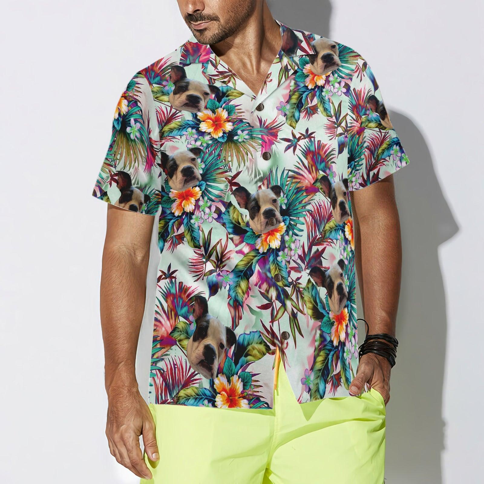 Dog Pet Custom Aloha Hawaiian Shirt For Summer - Dog With Tropical Flowers Personalized Hawaiian Shirt For Men Women - Gift For Dog Lovers, Pet Lovers - Image 4