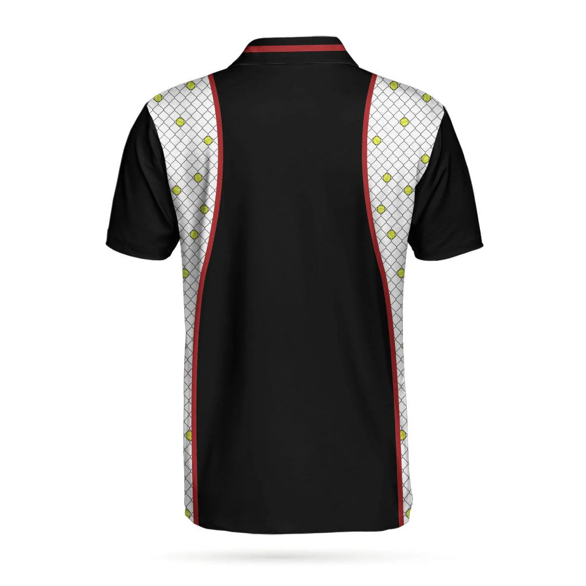 Don't Make Me Come To The Net Tennis Polo Shirt, Short Sleeve Black Tennis Shirt For Men, Polo Shirt Gift For Men, Gift For Tennis Lovers - Image 2