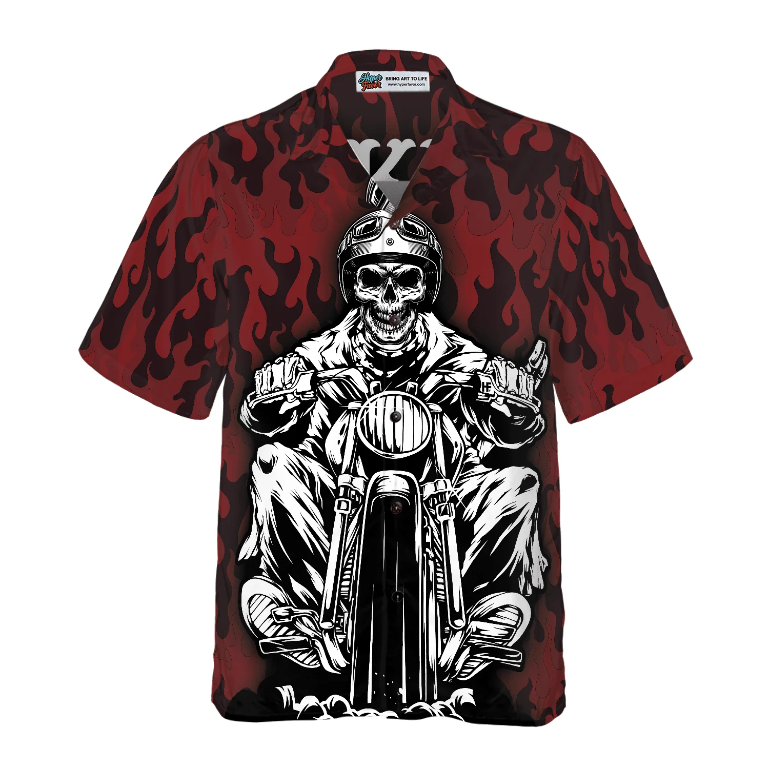 Don't Touch My Motorbike Hawaiian Shirt, Colorful Summer Aloha Shirt For Men Women, Perfect Gift For Friend, Family, Husband, Wife - Image 3
