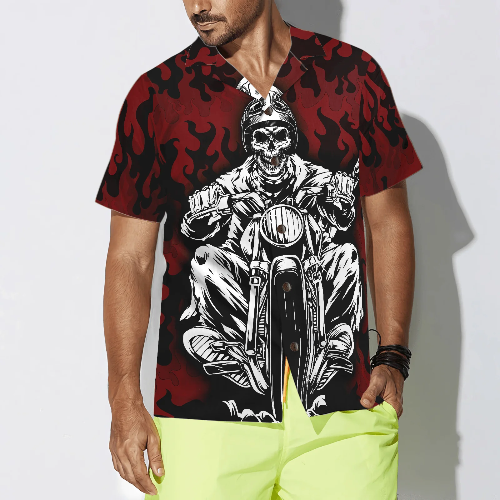Don't Touch My Motorbike Hawaiian Shirt, Colorful Summer Aloha Shirt For Men Women, Perfect Gift For Friend, Family, Husband, Wife - Image 6