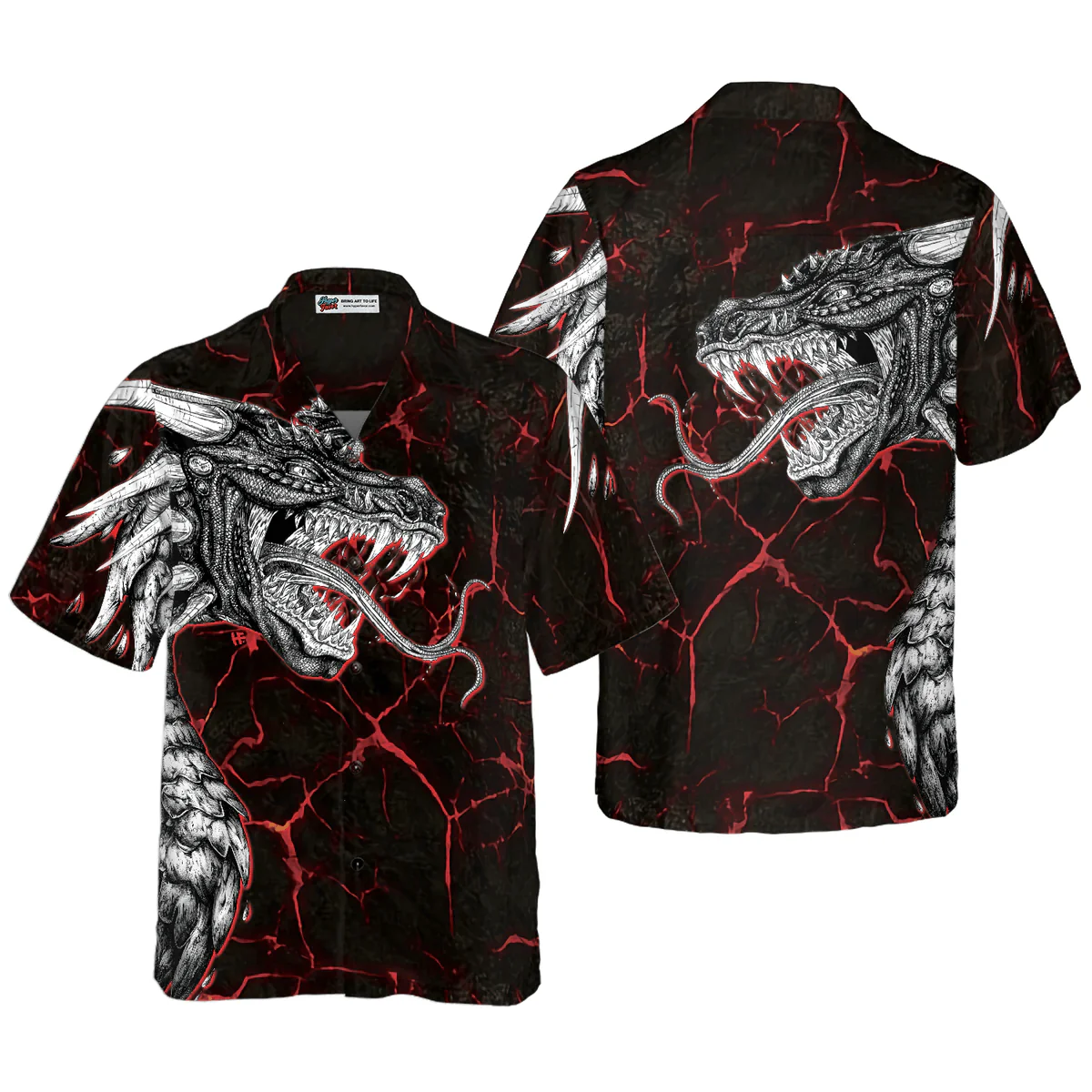 Dragon Hawaiian Shirt - Great Dragon Hawaiian Shirt - Perfect Gift For Husband, Boyfriend, Friend, Family